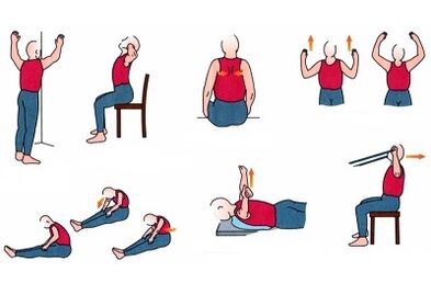 Cvičení s hrudní osteochondrosou