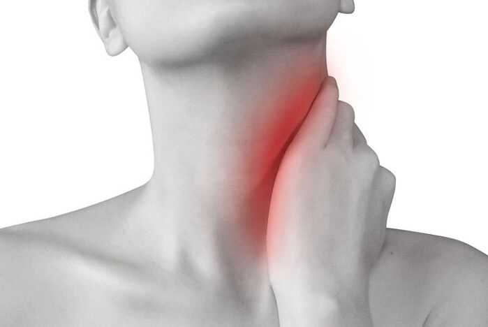 zánět lymfatických uzlin jako příčina bolesti krku